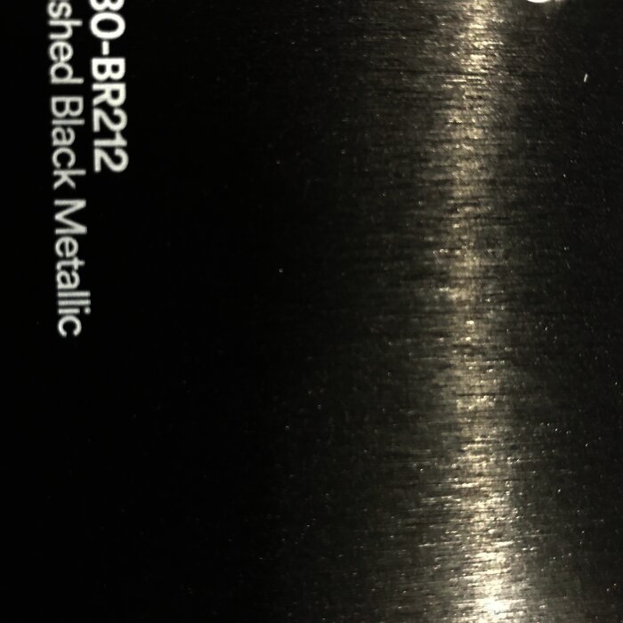3M 1080-BR212 M2 BRUSHED BLACK METALLIC