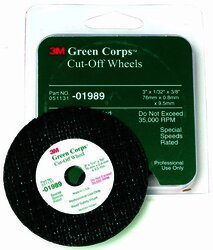 3M 1989 Rueda de corte Green Corps