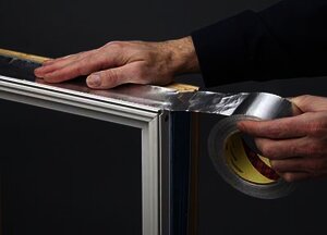 3M Aluminum Foil Tape 425 Silver, 4 in x 60 yd 4.6 mil