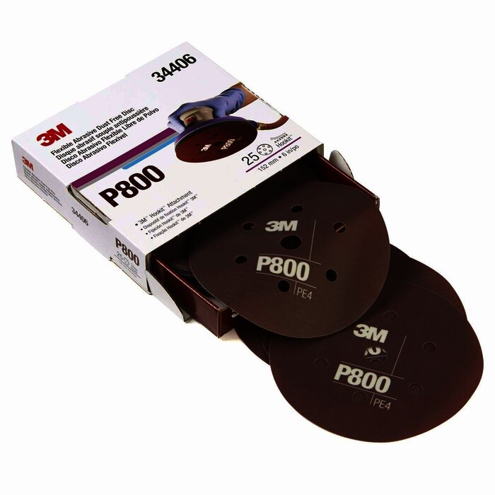 3M 34406 Disco Abrasivo Flexible 6" P800
