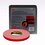 3M 6380 Cinta negra con liner rojo 12mm x 18.3 MT