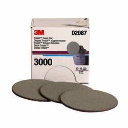 3M 2087 Disco Trizact Hookit para Matizado 3" P3000