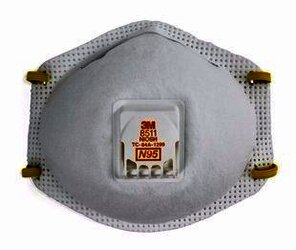 3M 8511 Respirados N95 c/sello facial (Subempaque c/10)