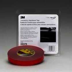 3M 6378 Cinta gris con liner blanco 22 mm x 18.3 MT
