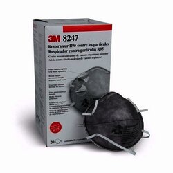 3M 8247 Respirador niveles molestos vapores organicos R95 c/20