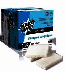 3M P66 Almohadilla blanca 92 x 46 MM 6MM (Subempaque c/12)