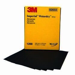 3M 2033 Imperial Wetordry 9 x 11" P1200 (Subempaque c/50)